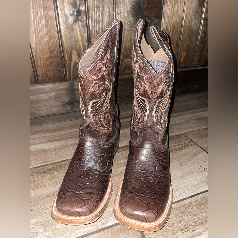 Dan Post Brown Cowboy Boots, Size 10